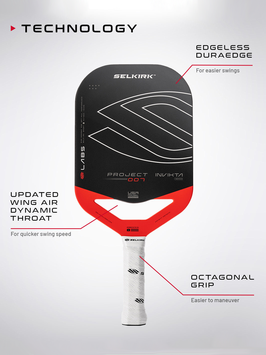 SELKIRK LABS Project 007 10mm Pickleball Paddle