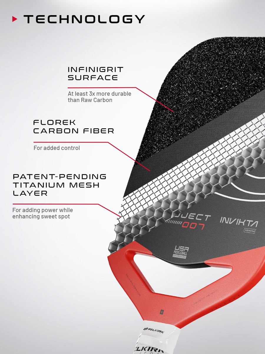 SELKIRK LABS Project 007 14mm Pickleball Paddle