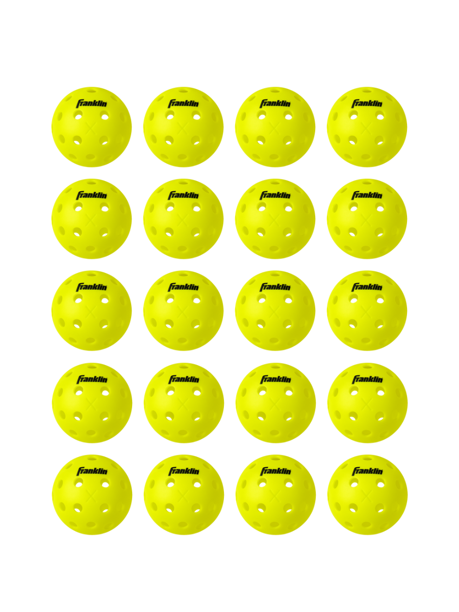 FRANKLIN X-40 Outdoor Pickleballs - 74mm