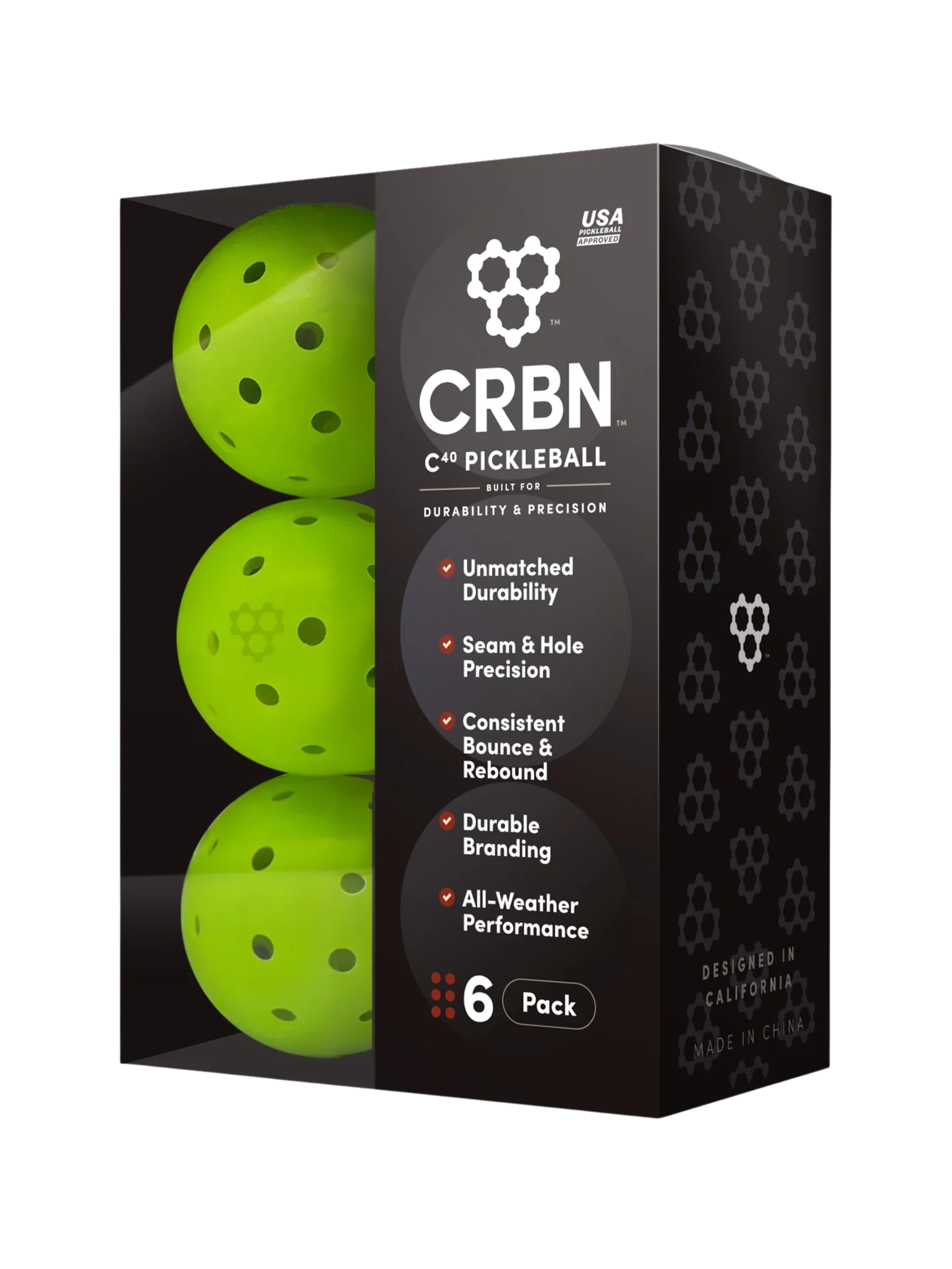 CRBN C40 Pickleballs – PickleballPH