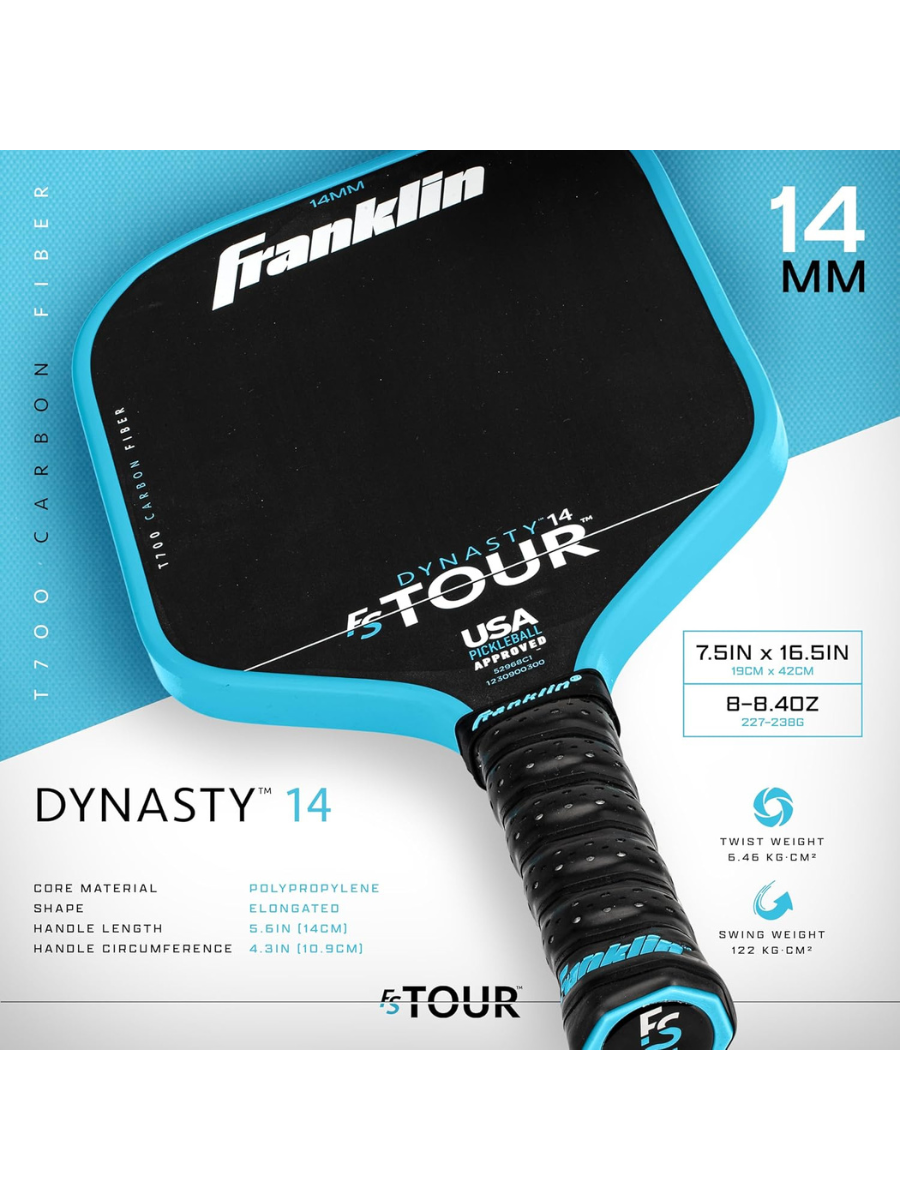 FRANKLIN FS Tour Dynasty 14mm Pickleball Paddle – PickleballPH
