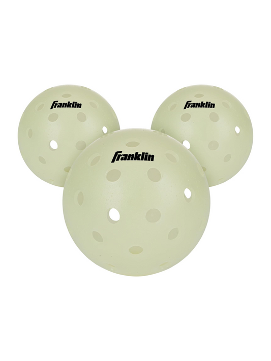 FRANKLIN Glow In The Dark Outdoor Pickleballs