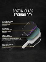 PADDLETEK Tempest Wave Pro-C 14.3mm Pickleball Paddle