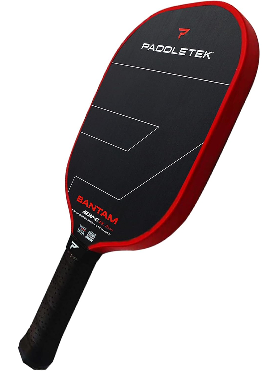 Anna Leigh Waters Signature Paddletek Bantam ALW-C Pickleball Paddle - USAPA Approved Carbon Fiber With 14.3mm Honeycomb Core USAPA Approved Pickleball
