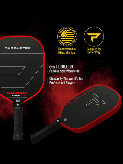 PADDLETEK Bantam ESQ-C 12.7mm Pickleball Paddle