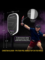 PADDLETEK Bantam TKO-CX 14.3mm Pickleball Paddle