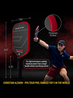 PADDLETEK Bantam TKO-CX 14.3mm Pickleball Paddle