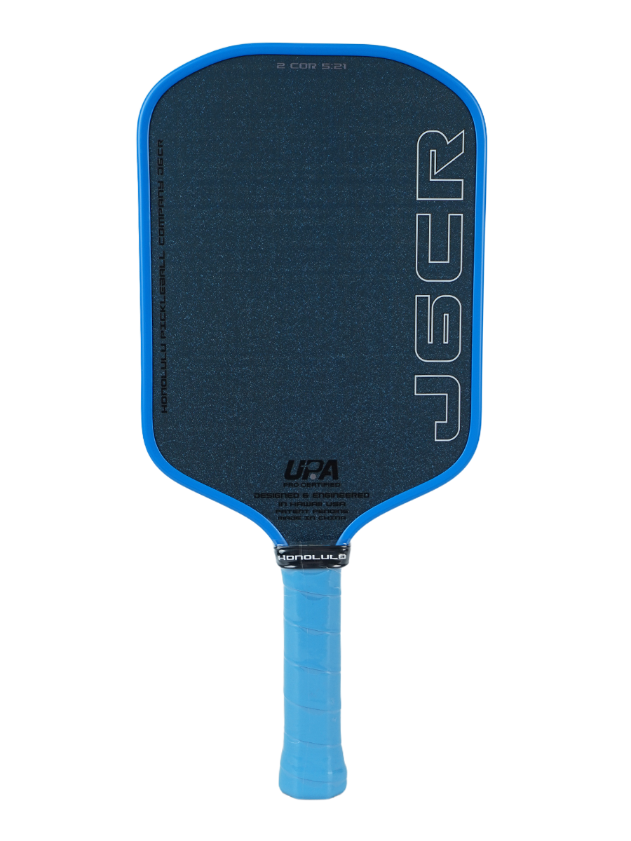 HONOLULU J6CR Crystal Blue™ Endurance Surface™ Pickleball Paddle