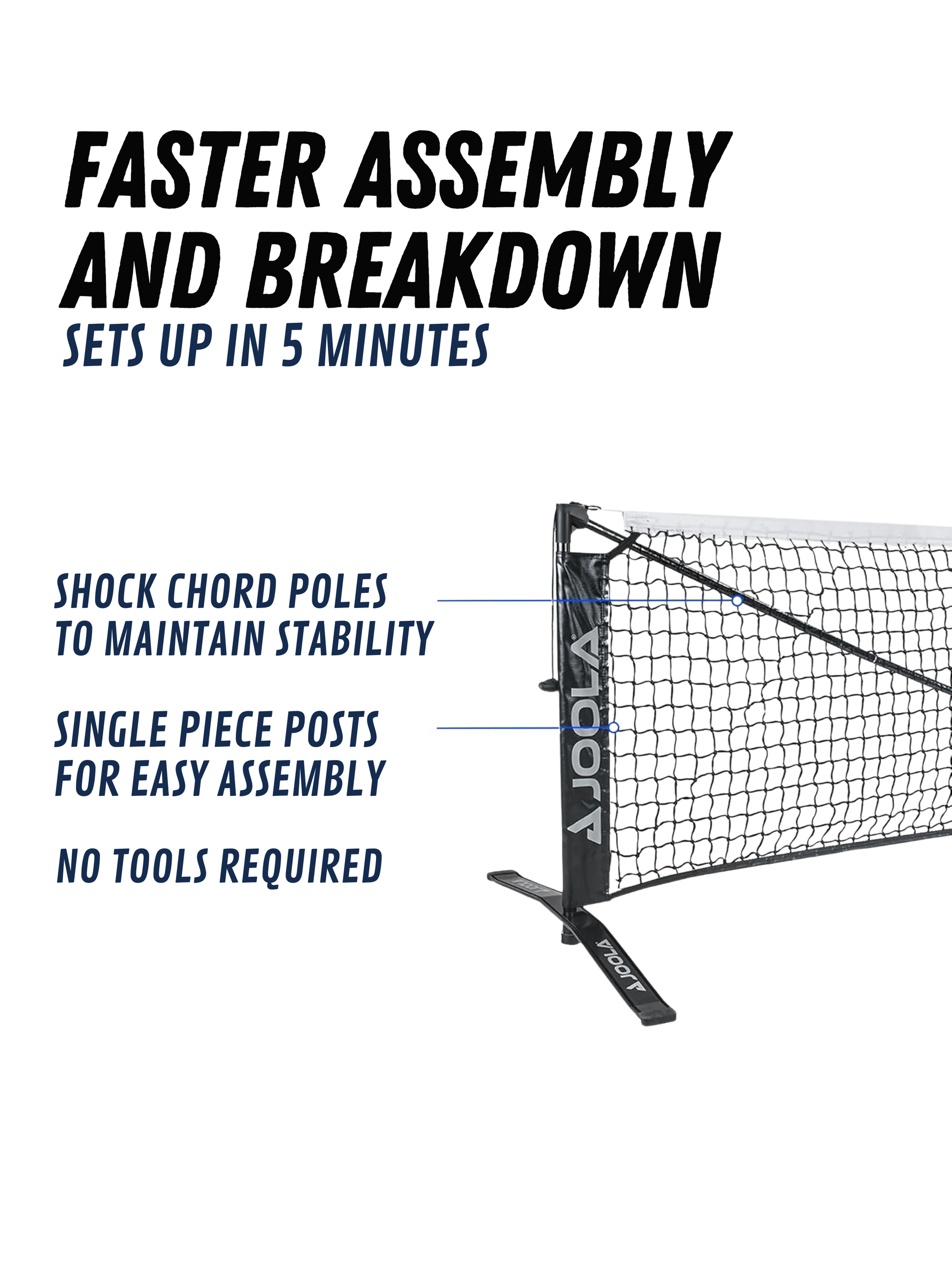 JOOLA Symmetry Pickleball Net