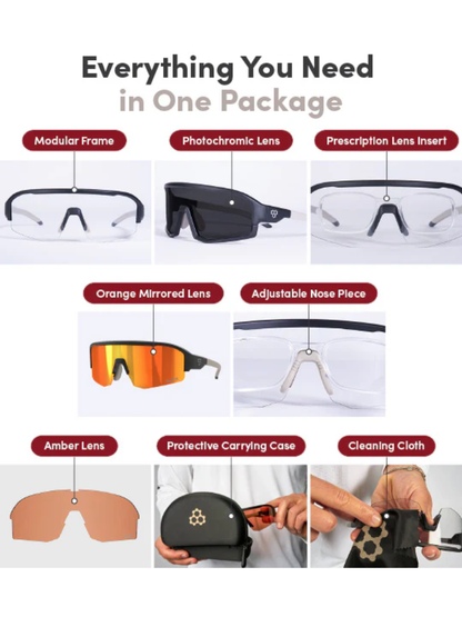 CRBN Pivot Pickleball Glasses