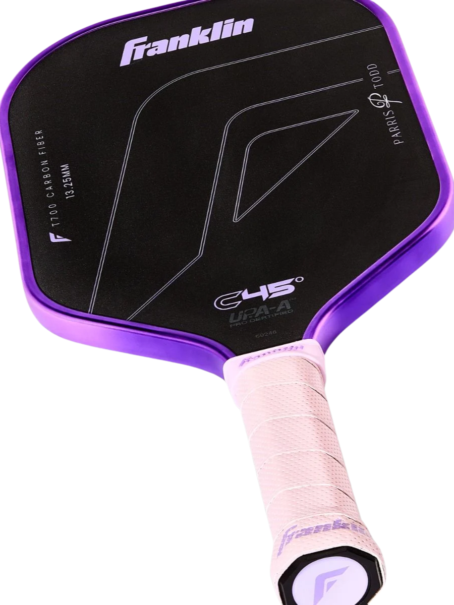 FRANKLIN C45° Carbon Fiber Parris Todd Pickleball Paddle FRANKLIN C45° Carbon Fiber Parris Todd Pickleball Paddle