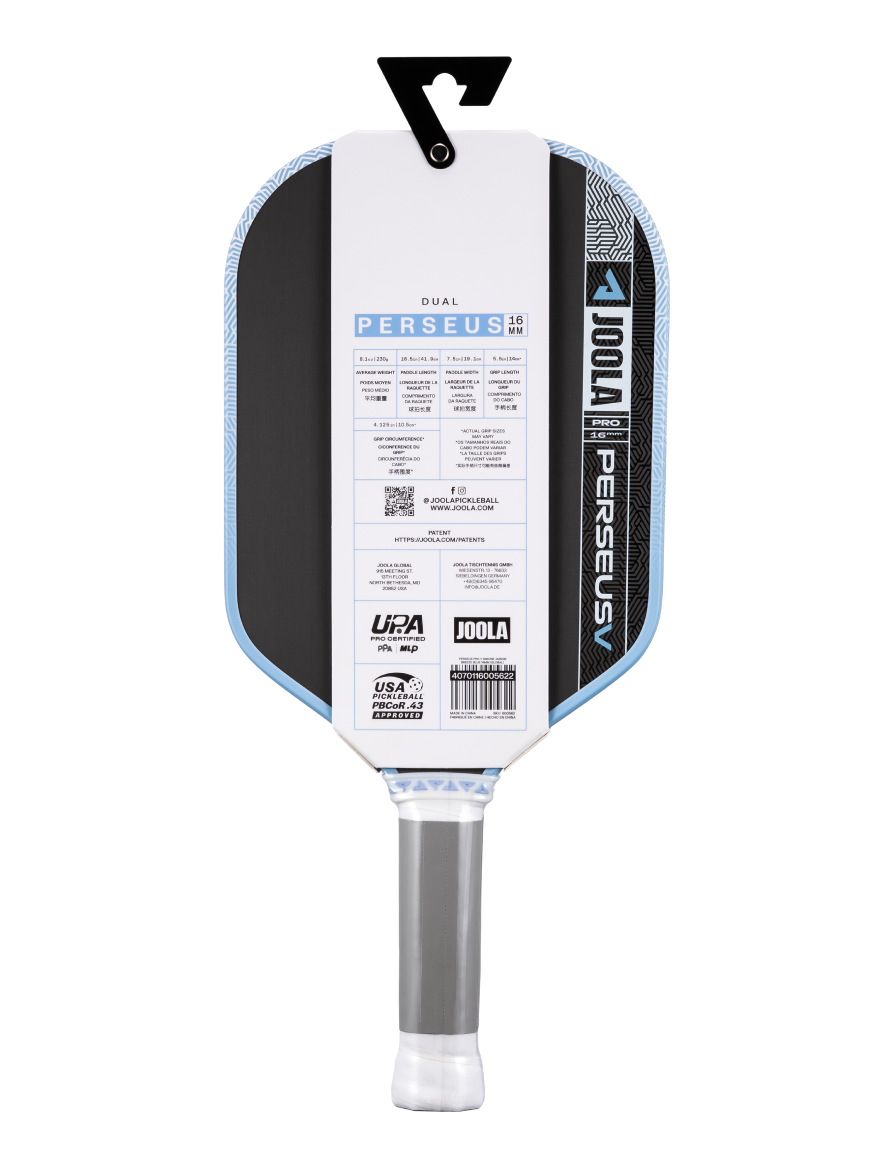 JOOLA Perseus Pro V Simone Jardim Pickleball Paddle