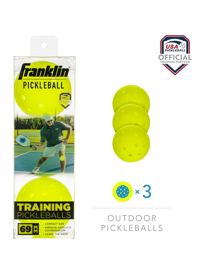 FRANKLIN Training Pickleballs - 69mm