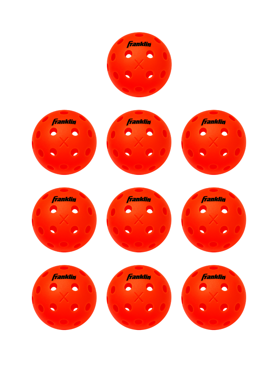 FRANKLIN X-40 Outdoor Pickleballs - 74mm