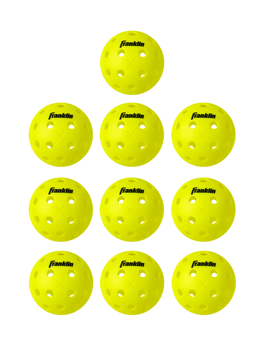FRANKLIN X-40 Outdoor Pickleballs - 74mm